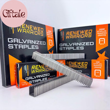 T50 Galvanized Staples - Heavy Duty 3/8" Crown, 3/8" Inch Leg Length - Fits All