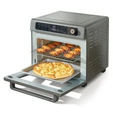 Air Fryer Toaster Oven Combo 26QT 1700W Stainless Steel Large Family Size