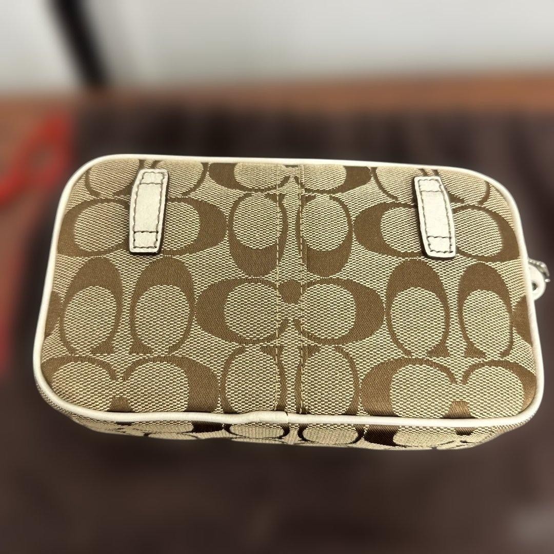 COACH Patchwork Signature Pattern Shoulder Bag wi… - image 4