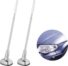 2-Pack Car Bumper Corner Antenna Pole Adjust Driving Parking Marker Protector...