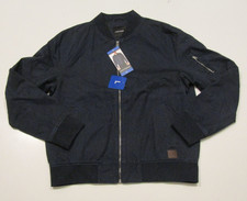 LUCKY BRAND Blue Khaki Bomber Jacket Size Large L NWT Mens