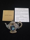 New Heidi Daus My Cup Of Tea Blue Swarovski Crystal Teapot Pin Brooch — photo 2