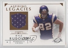 2011 Topps Gridiron Legends Aspiring Legacies Relics Kyle Rudolph #ALR-KR 04uj