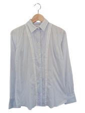 Camicia donna Sophie taglia 42 blu a righe business elegante manica lunga