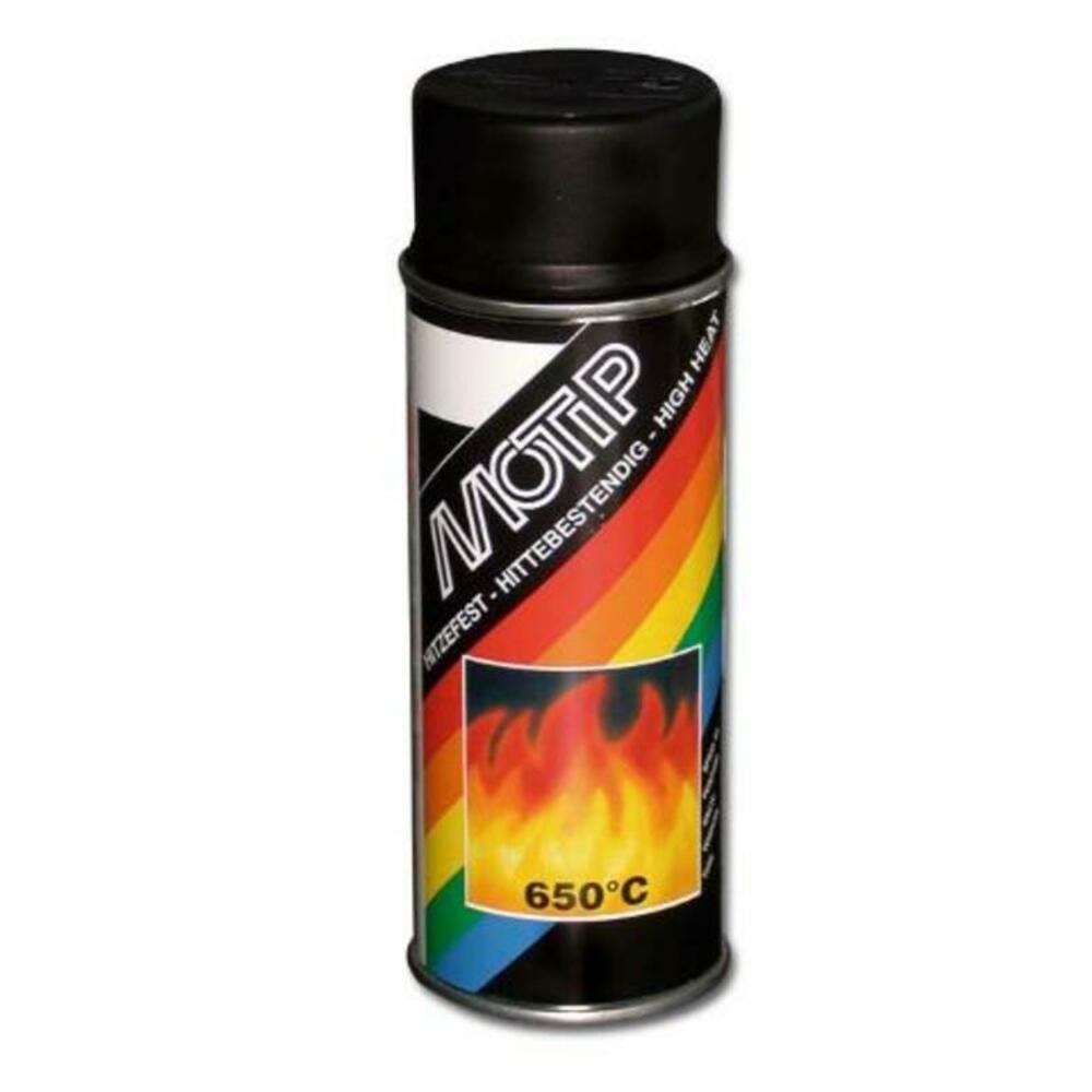 Motip High Temperature Black Paint For Motorcycle Parts Accessories
