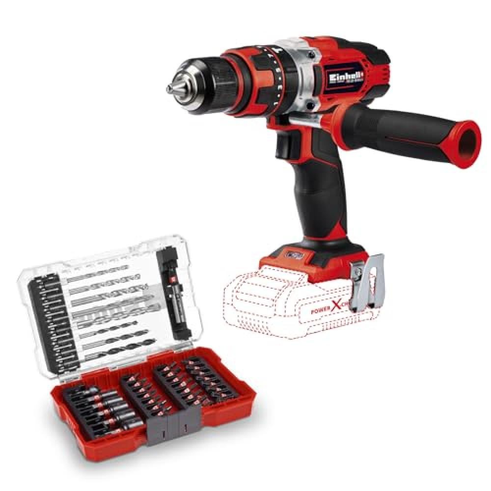 Einhell 4513926 TE-CD 18/48 - Trapano avvitatore a percussione a batteria Li-i-S