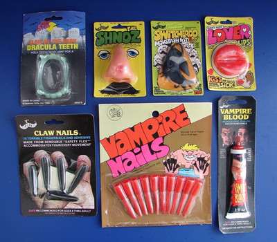 7 LOT Imagineering Vampire Blood Halloween Shnoz Switcheroo Mostache Claw Nails