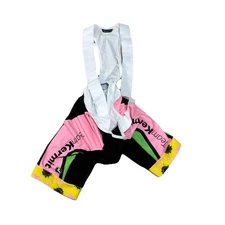 Giordana Team Kermit Cycling FR-C Pro Bibs Shorts Handmade In Italy Size Medium