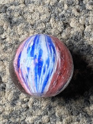Antike deutsche Marmor frühe Zwiebelhaut mit Glimmer 17mm 0,67 nass neuwertig