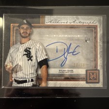 2020 TOPPS MUSEUM Dylan Cease ARCHIVAL ON CARD AUTO ROOKIE RC /50 Blue Jays