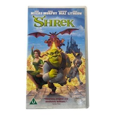 Shrek VHS Video Tape DreamWorks 2001 Original Release Mike Myers Murphy