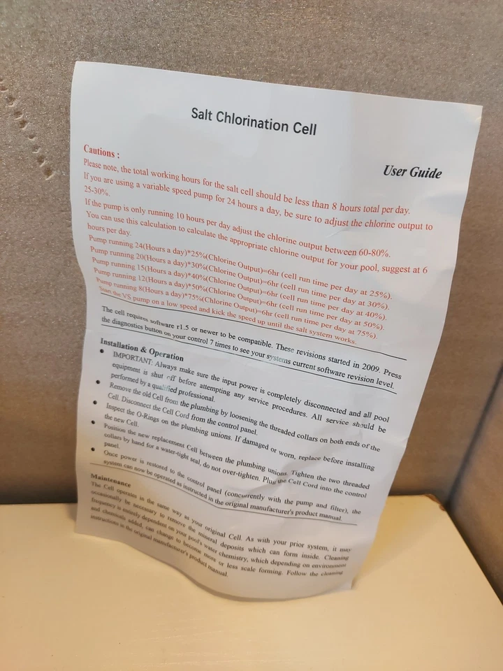 T-CELL 15 YUTMATIN Salt Chlorinator Turbulent Flo- Chamber 40,000 gallon - Image 4 of 4