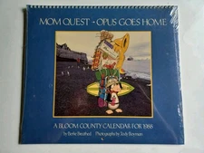 Opus Bloom County 1988 Calendar - Opus Goes Home - Cartoons - New - SEALED