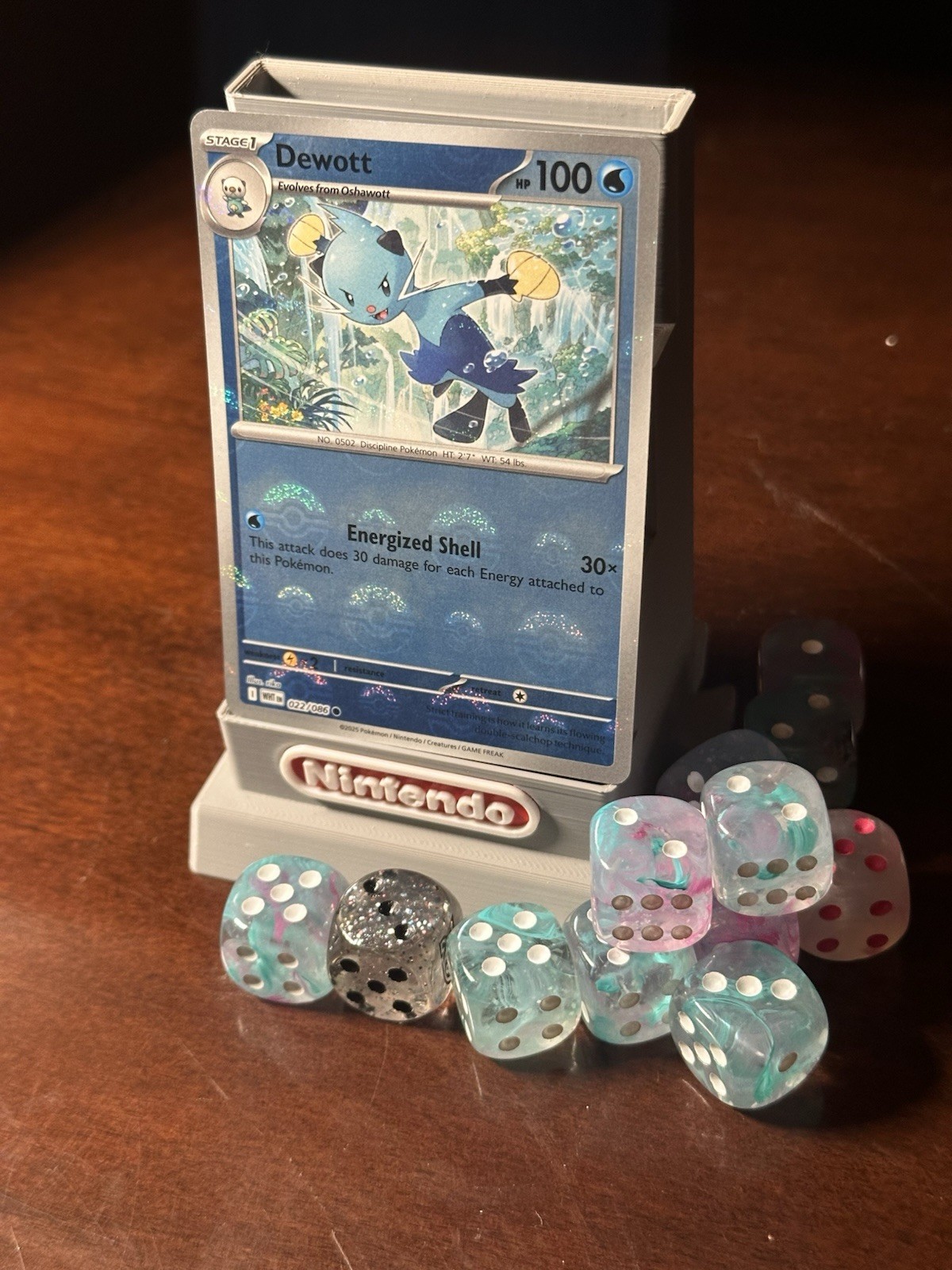 Dewott (Poke Ball Pattern) 022/086 Sv: White Flare Holo Mint / NM