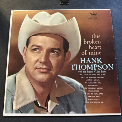 Hank Thompson - This Broken Heart of Mine - Capitol Records T1469 - 12'' 33rpm