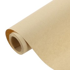 Kraft Wrapping Paper, 15"x 196"(16.4') Decorative Paper, White 127GSM