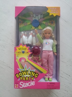 Sister of Barbie Bowling Party Stacie Doll 1998 Mattel 22013 New Sealed