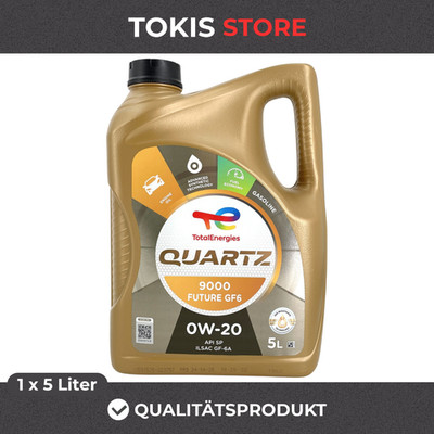 Total Quartz 9000 Future GF6 0W-20 API SP ILSAC GF-6A Motoröl 5 Liter