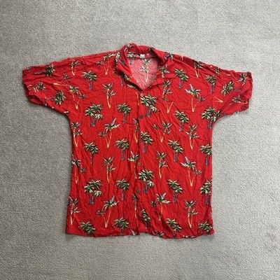 HAWAII Hemd Hawaiishirt Floral M Magnum Rockabilly Hawaiianer Aloha 30001 Rot