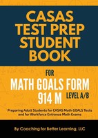 Casas Test Prep Student Book For Math Goals Form 914 M Level A/B Learning Buch