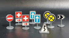Miniatures Lot Signs ROAD CHAMPS Hospital Railroad Stop Sign