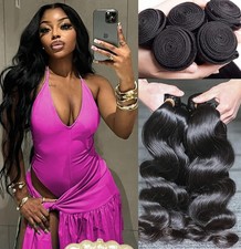 Beafay Hair Body Wave Hair Bundles 4 Bundles 16 18 20 22 Brazilian Natural Black