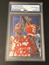 Clyde Drexler Autograph PSA/DNA 
