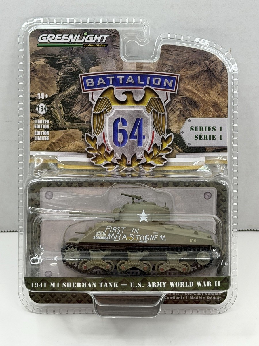 初期 L.G.B. ルグランブルー 未使用 Tarantula キャミタンク S Greenlight Battalion 64 1941 M4 Sherman Tank US Army World War II