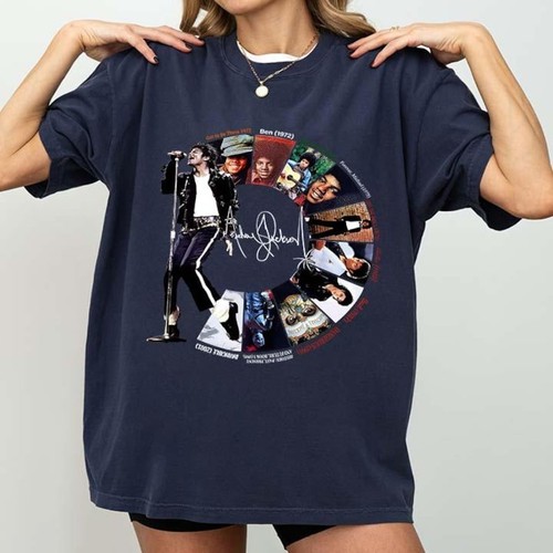 Michael Jackson 90s Retro Graphic T-Shirt - Photo 1/7