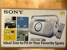 Sony CFD-E100 CD  AM/FM Radio Boombox New 