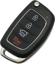 Replacement Key Fob Case fit for Sonata Santa Fe Flip Key Remote Control Key