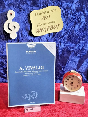 Vivaldi:  ''Concerto'' op. 3 No. 8  for  two Violins, Strings and Bc.   incl. CD