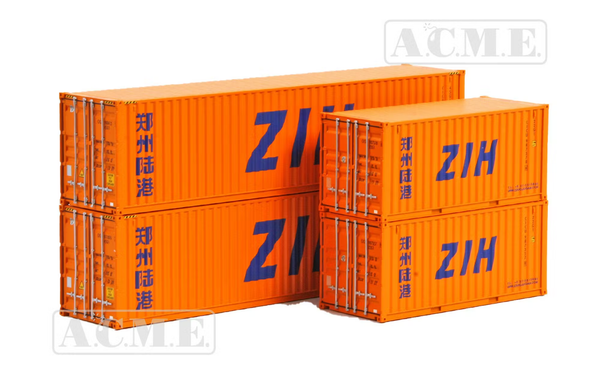 Acme 95041 Set Bestehend Aus 4 Container Von 20 Fuß Und 40 Fuß Ho 1:87-image