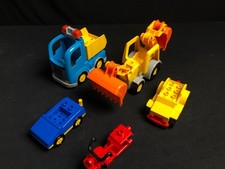 Lego DUPLO 5 x Fahrzeuge, Bagger, Laster, LKW, P3