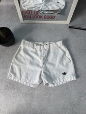 Vintage 70-80s Adidas Tennis Shorts Men  s White Sport Retro Classic Size 32