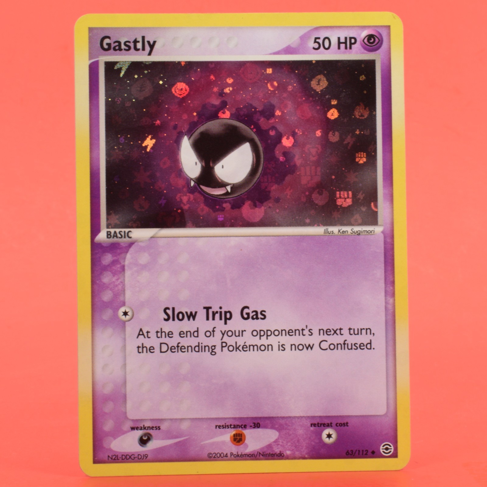Pokemon TCG Card English ex Fire Red Leaf Green Gastly 63/112 Reverse Holo