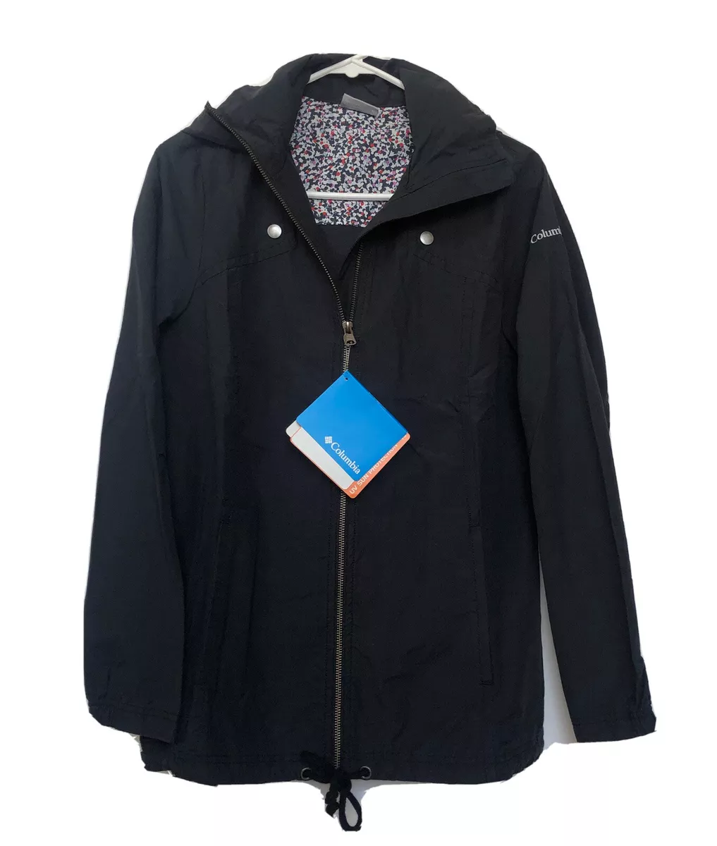 columbia women Arch cape ll jacket black UV Sun protection 15 unlined  66%Cotton | eBay