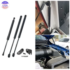 3pcs Front & Tailgate Slow Down Gas Struts Lift Support For Ford F150 2015-2020