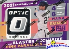 2021 Panini Optic Baseball EXCLUSIVE Factory Sealed Blaster Box-PINK PARALLELS!