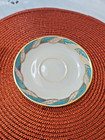 Vintage Lenox Bellevue Sea Green Pattern Flat Cup with Handle & Saucer Set — photo 3