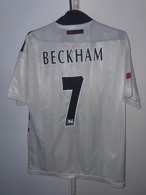 MANCHESTER UNITED 1997 AWAY FOOTBALL SHARP SHIRT UMBRO #7