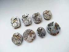 Watch Parts Supplies Vintage Mechanisms set 16 pc. Steampunk Art Movements