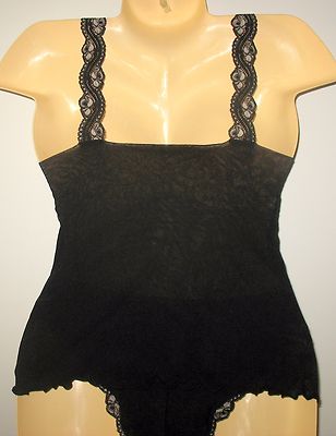 Débardeur Noir On Gossamer - Taille L - Nylon Stretch - Excellent état