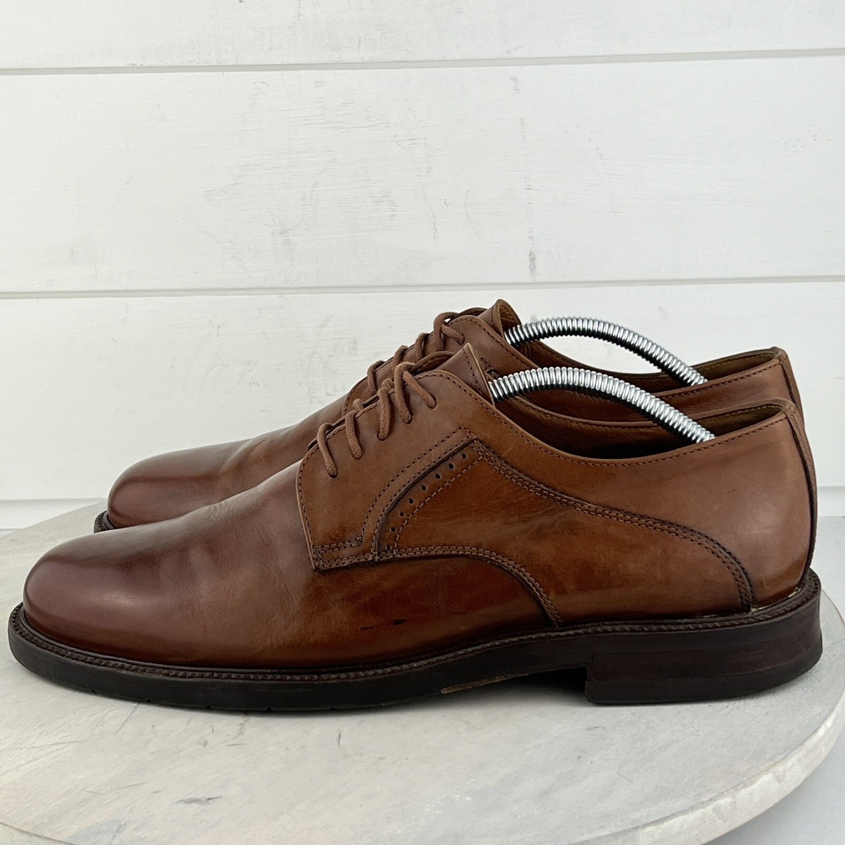 BRAND NEW Made in Italy Johnston & Murphy Oxford Brown Mismatch R 10.5 L 11 Johnston & Murphy Mens Size 10.5 Shoes Oxford Brown Lace Up  main image 3