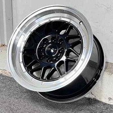 Set 4 15 Wheels 15x8 4x100 4x114.3 30 Fit Honda Civic Crx Prelude Accord Set 4 15 Wheels 15x8 4x100 4x114.3 30 Fit Honda Civic Crx Prelude Accord