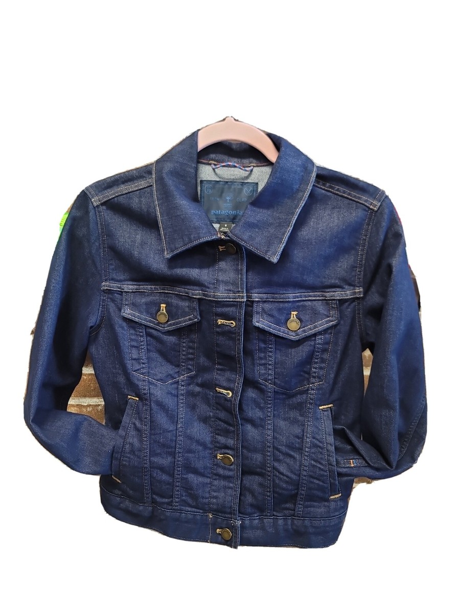 Patagonia Iron Clad ORGANIC COTTON dark Wash Blue Denim Jeans 