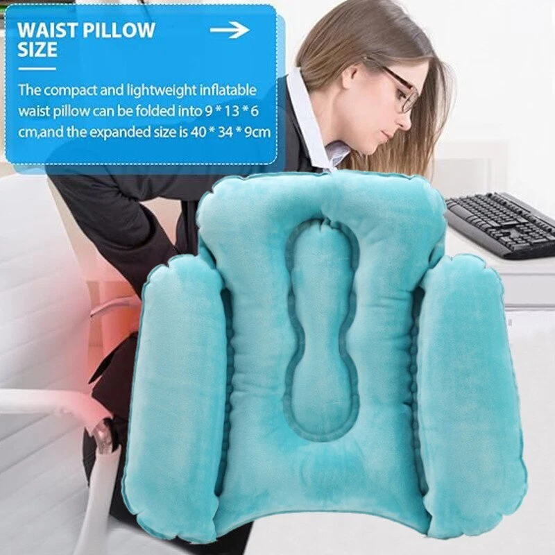 Comfort Lumbar Support Pillow Sleep Cushion Waist Pad Relaxing