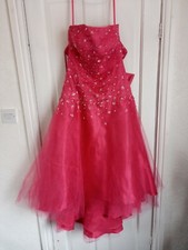 pink prom dress size 8