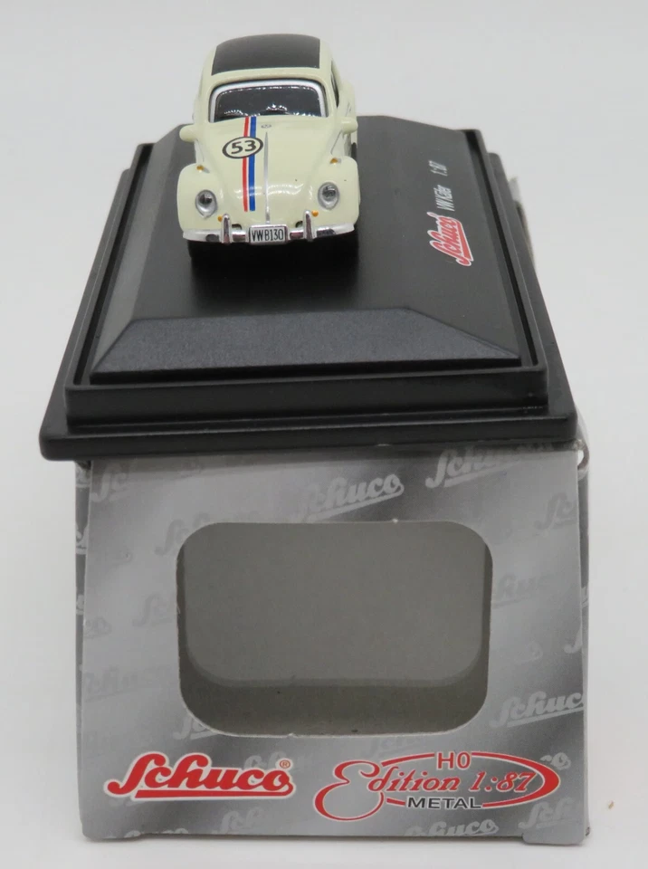 METAL DIE CAST SCHUCO HO 1/87 VW VOLKSWAGEN KÄFER COX #53 COCCINELLE CHOUPETTE - Photo 2/4