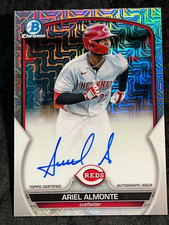 2023 Bowman Chrome MOJO REFRACTOR PROSPECT ROOKIE AUTO Ariel Almonte, ITEM 1
